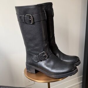Tory Burch Black Moto Boots